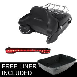 Almohadilla de altavoz ligera para maletero de motocicleta King, para Harley Touring Trunk Road King Glide 2014-2025
