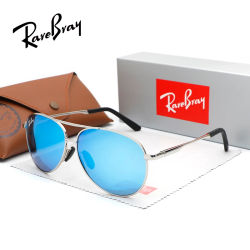 RareBray gafas de sol polarizadas de piloto clásico para hombre, gafas de sol de aviación negras de Metal de lujo, gafas de sol de moda para conducir y vacaciones