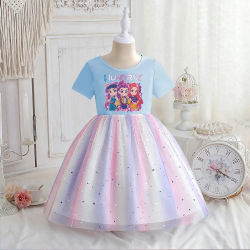 Vestidos de Verano 2026 para Niñas, Vestidos de Princesa con Mangas Cortas, Vestidos Elegantes para Bebés, Vestidos Bonitos para Fiestas de Cumpleaños