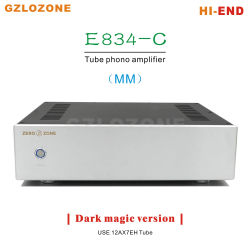 DARK MAGIC Ver HI-END E834-C Turntable MM Tube Phono Amplifier Base On EAR834 (Without Tube or With 12AX7EH Tube Optional)