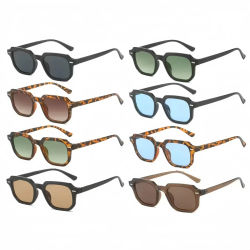1 Uds. Gafas de sol Y2K de moda retro europeas y americanas para verano, protección solar, protección UV, gafas de sol ligeras