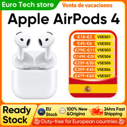 Audífonos Inalámbricos Bluetooth Apple AirPods 4 Originales con Cancelación Activa de Ruido, Audio Adaptativo, Sonido Ambiental, hasta 30h de Duración con Estuche
