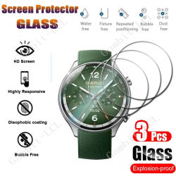 3 uds 9H Protector de pantalla de vidrio templado para OnePlus Watch 2R Smart Watch One Plus Watch2R 2 R Sport SmartWatch película de cubierta