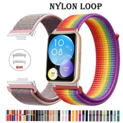 Bucle de nailon para Huawei Watch FIT 2 band Smartwatch pulsera deportiva accesorios de repuesto correa de muñeca pulsera correa fit 2 Correa