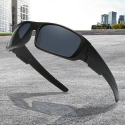Gafas de sol polarizadas para hombres, gafas de sol deportivas para hombres y mujeres, gafas de sol rectangulares Retro de moda, protección ocular Vintage UV400