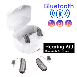 Audífonos recargables para sordos, audífono Bluetooth de alta potencia, amplificador de sonido Digital de 10 canales, cancelación de ruido