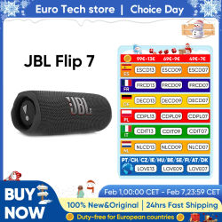 JBL Flip 7 Altavoz Bluetooth portátil 16h Batería IP68 Impermeable A prueba de caídas Bajos ruidosos y sonido cristalino para aventuras