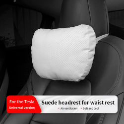 Almohada para el Cuello en el Reposacabezas del Auto, Cojín de Espuma Viscoelástica Transpirable, Protector de Soporte para la Cabeza, Accesorios Interiores para Automóviles