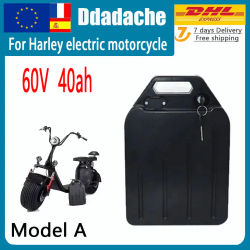 Batería de litio Harley Citycoco 60V 40Ah 18650, motocicleta eléctrica impermeable, adecuada para cargador de scooter eléctrico City Coco