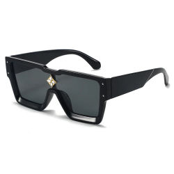 Gafas de sol cuadradas de lujo con diamantes para hombre y mujer, gafas de sol de marca de diseñador glamurosas, gafas de sol clásicas unisex con protección UV400