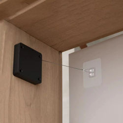 Cierre de puerta automático sin perforaciones, dispositivo de cierre de tensión de 500g-1000g, Hardware de puerta automática, Hardware de cierre suave para muebles