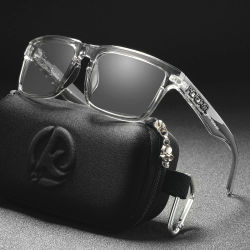 Gafas de Sol Polarizadas Casuales KDEAM para Hombre y Mujer, Gafas de Sol Fotocromáticas Transparentes con Más de 100 Colores para Elegir