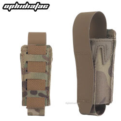 OPHIDIAN-bolsa para cargador de pistola, estilo Agilit, engranaje de cinturón MOLLE de 9MM, con cubierta protectora de liberación rápida