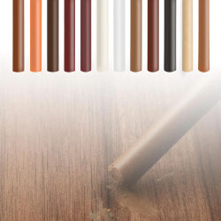 Paquete de 12 kits de reparación de muebles de madera: crayones de cera/plumas para rellenar arañazos en suelos/mesas