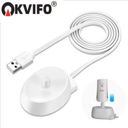 Cargador USB KVIFO apto para cepillo de dientes eléctrico Oral B serie 3 4 5 6 Pro 1000 3000 5000 Base de carga inductiva impermeable
