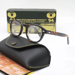 Gafas para hombre Lemtosh monturas de gafas ópticas para mujer Johnny Depp marca de lujo Vintage acetato redondo montura de gafas miopes