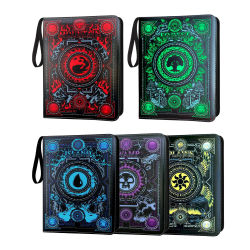 Carpeta para Tarjetas con 9 Bolsillos y Fundas, Álbum Premium para Coleccionar Tarjetas con 900 Bolsillos de Doble Cara, Carpeta para Colección de Tarjetas de Juego y Deportes