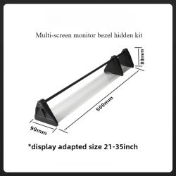 Kit sin bisel de 500 mm/19,7" (1 par de versión estándar) para monitores de 21-35" Conector integrado de borde de pantallas curvadas