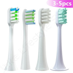 Cabezal de cepillo de repuesto para Soocas X3 Oclean X Mijia T100 T300 T500, boquillas de cepillo de dientes sónico eléctrico Soocare, 3-5 piezas