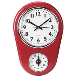 Reloj colgante para el hogar, temporizador de cocina Vintage, reloj de pared grande, temporizador de cocina, reloj de pared Vintage