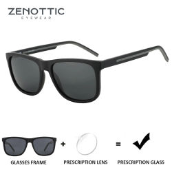 ZENOTTIC Gafas de sol polarizadas para hombre - Gafas de sol cuadradas con montura TR90 liviana para hombre Protección UV400