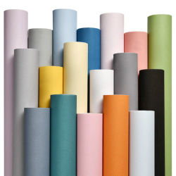 Macaron-papel tapiz autoadhesivo de Color sólido, pegatinas de renovación de muebles, película de vinilo para dormitorio, decoración de habitación, pegatina de pared DIY