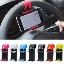 Nuevo soporte Universal para teléfono de coche, estante de navegación para volante de coche, Clip telescópico, soporte para teléfono móvil para coche