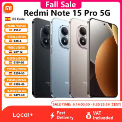 Teléfono Inteligente Xiaomi Redmi Note 15 Pro 5G, NFC, MTK Dimensity 7400-Ultra, Pantalla de 6.83 Pulgadas y 120 Hz, Cámara de 200 MP, Batería con Carga de 45 W, 6580 mAh