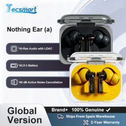 Nothing Ear (a) Auriculares Inalambricos Bluetooth con Integración de ChatGPT, Cancelación de Ruido Activa, Algoritmo de Mejora de Graves y hasta 42,5 Horas de Reproducción