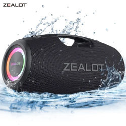 ZEALOT-S78 Altavoz Bluetooth portátil de 120W, altavoz para Fiesta al aire libre, altavoz grande, excelente rendimiento de graves, altavoz Hifi