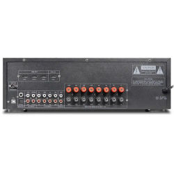 Amplificador de alta fidelidad de 8 canales de 2000 vatios: envolvente de 7.1 canales, BT/FM/USB, amplificador alimentado para altavoces de audio domésticos