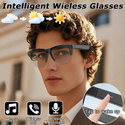 Gafas Inteligentes F02 Fotosensibles con Cambio de Color, Llamadas de Voz Bluetooth, Control de Música, Gafas de Sol Polarizadas UV con Auriculares