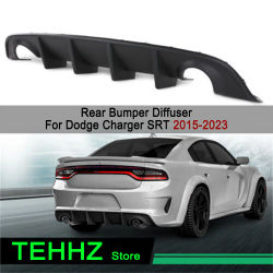 Difusor trasero, cenefa de parachoques, labio PP para Dodge Charger SRT 15-23 R/T 392 y SRT 17-18, accesorio, pieza de modificación Exterior automática