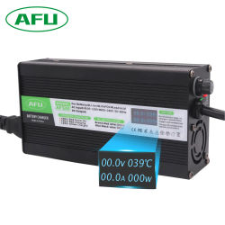 Cargador de batería LiFePO4 de 14,6 V 20A para batería 4S 12,8 V 14,4 V con cargador rápido de pantalla OLED