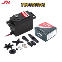 JX Servo PDI-5508MG 55,6g 8,2 kg Servo Digital de engranaje de Metal sin núcleo para helicóptero RC coche camión Buggy Robot brazo barco