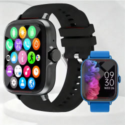 Reloj Inteligente para Hombre y Mujer, 2.01'', Resistente al Agua, Reloj Deportivo para Fitness, Responde Llamadas, Monitor de Sueño, Podómetro, Alertas de Información, Smartwatch Ht30