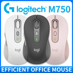 Ratón Bluetooth inalámbrico Logitech M750/M650/M650L para uso en oficina, portátiles silenciosos y pequeños/grandes