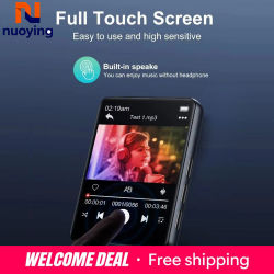 Reproductor MP3 Bluetooth 5.4 de Metal, Reproductor de Música HiFi con Pantalla Táctil de 2.4 Pulgadas, Reproductor MP4 con Altavoz Integrado, Función de Libro Electrónico/Grabación