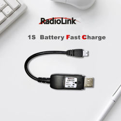 Cargador USB RadioLink de 3.7V 2A con Carga Rápida y Conector Ph2.0 para Baterías de Drones de Carreras Mini 302025 602030 103450 1S