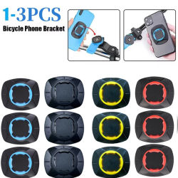 1-3PCS Soporte Adhesivo para Teléfono Móvil de Bicicleta, Soporte para GPS y Ordenador, Adhesivos Traseros para Teléfono, Soporte de Ciclismo para MTB