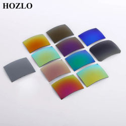 65*55*1,0mm TAC gafas de sol polarizadas multicolores lentes mujeres hombres Anti revestimiento azul sombras sol fotocromático/gafas degradadas lente