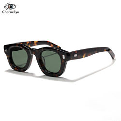 Gafas de sol redondas de acetato grueso, marca de lujo, originales, nuevas, hechas a mano, gafas de sol a la moda para mujer, protección para exteriores, gafas de sol UV400
