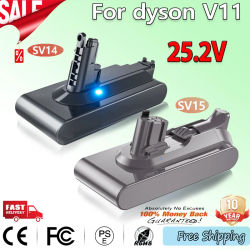 25,2 V 6,0ah para Dyson V11 SV14 SV15 batería Serie aspiradora esponjosa V11 Absolute Extra V11 Absolute Animal 970145-02 batería