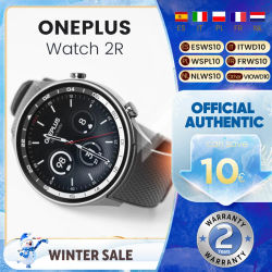 OnePlus Watch 2R Smartwatch Pantalla AMOLED de 1,43'' Snapdragon W5 Gen 1+ ​ BES2700 100H de duración de la batería WiFi Wear OS por Google GPS 2024
