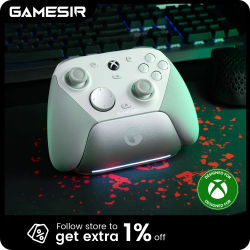 GameSir G7 Pro Xbox Series X | Controlador S – Con cable para Xbox, inalámbrico para PC, Bluetooth para Android – Efecto Hall, Base de Carga