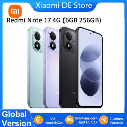 Redmi Note 17 4G 6GB+256GB Teléfono Inteligente Pantalla AMOLED de 7.0" Cámara Trasera Gran Angular de 50MP Batería de 7700mAh Teléfono Móvil