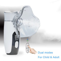 Equipo Médico, Inhalador Nebulizador Recargable, Inhalador de Vapor para Niños y Bebés, Humidificador Ultrasónico, Inalador Nebulizador