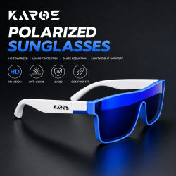 Gafas de sol polarizadas KAROS UV400 para hombres y mujeres, gafas de sol cuadradas clásicas, gafas antideslumbrantes para pescar, conducir, ciclismo, uso al aire libre