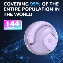 OWS BY01 Ai Traducción inalámbrica Auriculares Bluetooth Altavoz de cerámica compatible con traducción en 150 idiomas