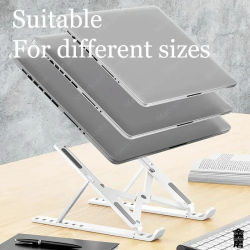 Soporte portátil y plegable para monitor de computadora, soporte ajustable para computadora portátil, adecuado para accesorios de base para tabletas de tamaño pequeño
